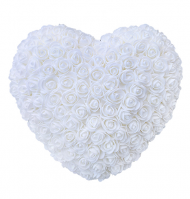 DIY Heart Shaped Rose Artificial PE Foam Heart Shaped Rose Flower For Wedding Party