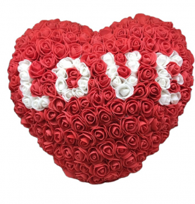 Wholesale Heart Shape Preserved Roses Heart Gift Box Mother Gifts Decorative Flower Heart