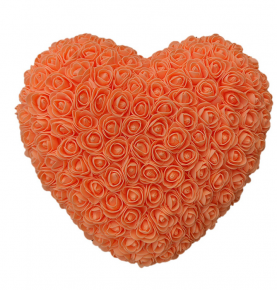 Factory Valentine's Day Gift Box Preserved Flower Heart Preserved Rose In Heart Shape Box