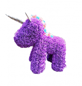 Handmade Rose Unicorn Gift for Mom Girl Birthday Bridal Shower Wedding Baby Shower