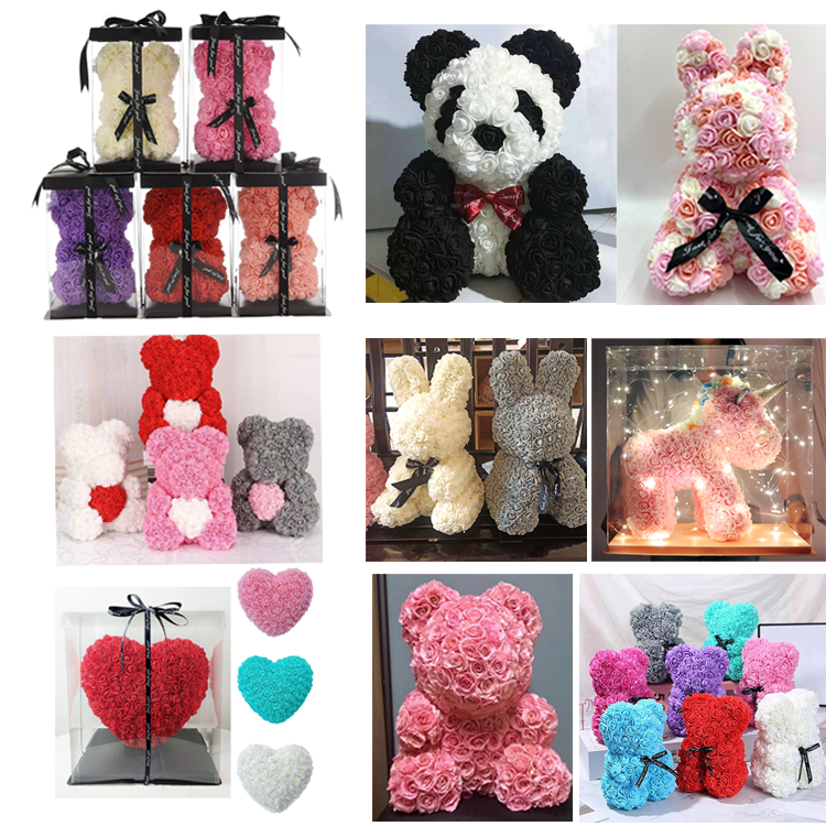 Eternal Rose Bear, Preserved Rose Bear, Flower Teddy Bear Rose 3.png