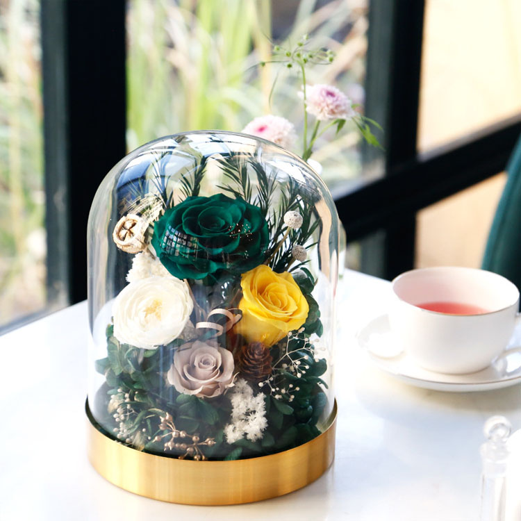 Immortal Rose, Preserved Flower, Glass Dome Beast Rose 9.jpg