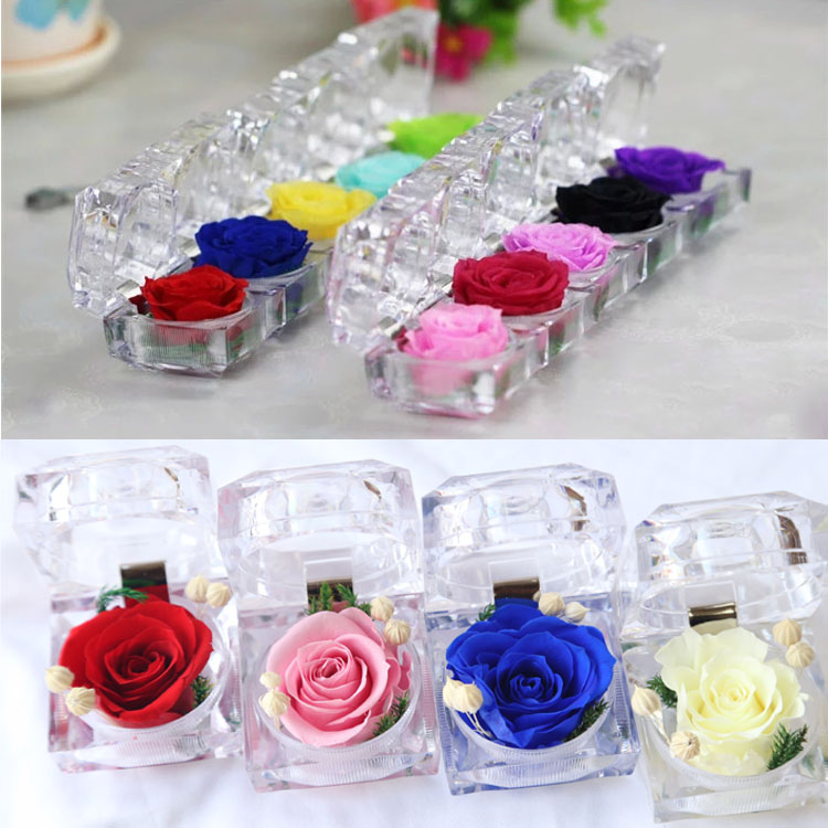 Preserved Flower Ring Box, Forever <a href=https://tsmpreservedflower.com/Preserved-Rose-Head.html target='_blank'>roses</a>, Preserved Rose Ring Boxes 5.jpg